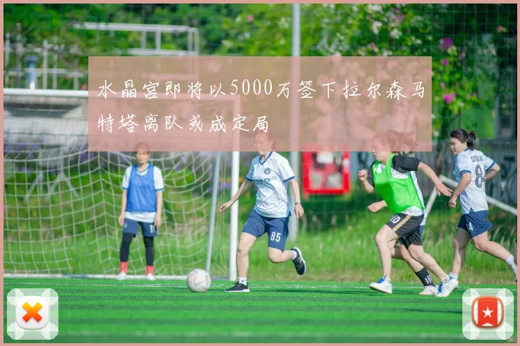水晶宫即将以5000万签下拉尔森马特塔离队或成定局